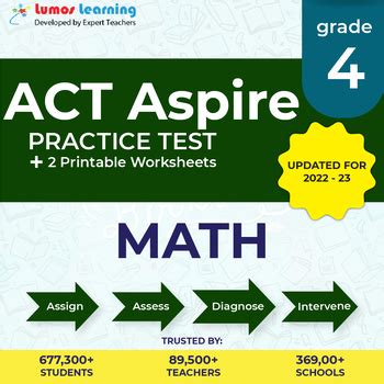 Act Aspire Practice Test Printable